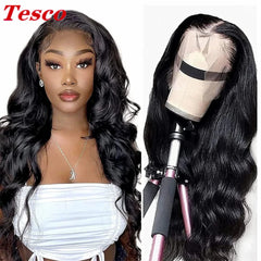 Fashion Front Lace Wig Female Black Nature Big Wave Long Curly Hair Full Top Chemical Fiber Full-Head Wig Black Wig