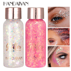 Handaiyan Eye Glitter Nail Hair Body Face Stickers Gel Art Loose Sequins Cream Diamond Jewels Rhinestones Makeup Party Festival