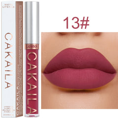 Matte Velvet Lipstick 18 Colors Lip Gloss Long Lasting Non-marking Red Sexy Waterproof liquid Lipsticks Lip Makeup Cosmetics