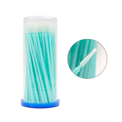 100pcs Disposable Micro Brushes Eyelash Extension Make Up Mascara Wands Individual Lash Removing Cotton Swab Applicator