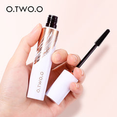 O.TWO.O  Black Mascara Lengthens Eyelashes Waterproof Long-lasting 4D Silk Fiber Mascara Lash Extension Cosmetics Makeup