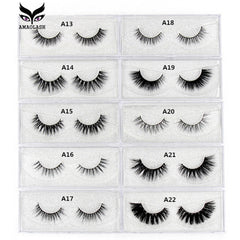 AMAOLASH Eyelashes 3D Mink Lashes Long Lasting Mink Eyelashes Natural Volume Eyelash Extension False Eyelashes Makeup