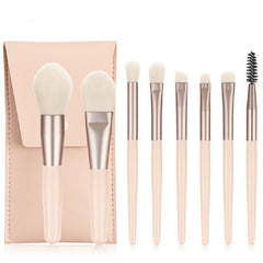 8Pcs Mini Travel Women Unicorn Makeup Brush Set Portable Soft Concealer Beauty Foundation Eye Shadow Tool Eyelash Brush With Bag