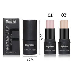 Magical Halo Highlighter Stick Makeup Glitter Contouring Bronzer For Face Shimmer Powder Highlight Corrector Contour Illuminator