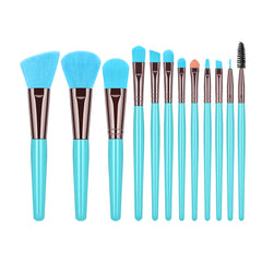 XINYAN Blue Makeup Brushes Set Eyeliner Eyelash Solid Eye Shadow Cosmetics Blending Beauty Makeup Brushes Set Tool Kit Maquiagem