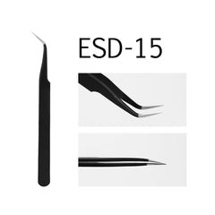 6A-SA Eyelash Extension Tweezers Volume Lashes Stainless Steel Accurate Tweezer Non-magnetic Eyelashes Tools Makeup