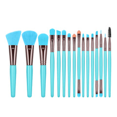 XINYAN Blue Makeup Brushes Set Eyeliner Eyelash Solid Eye Shadow Cosmetics Blending Beauty Makeup Brushes Set Tool Kit Maquiagem