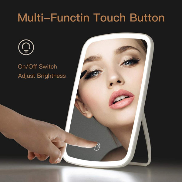 Original Youpin Jordan judy Intelligent portable makeup mirror desktop led light portable folding light mirror dormitory desktop