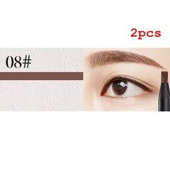 White Eyebrow Pencil Cosmetic pen Brush for eyeshadow Natural Long-Lasting Tattoo Tint waterproof eye brow makeup set beauty