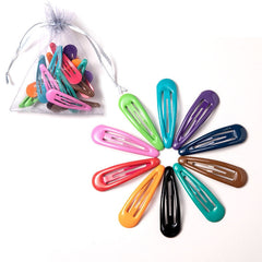 10/20/30/40 New Women Girls Cute Colorful Waterdrop Shape Hairpins Sweet Hair Clips Barrettes Slid Clip Fashion Hair Accessories