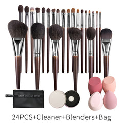 OVW Natural Makeup Brushes Set Eyeshadow Make Up Brush Goat Hair Kit for Makeup nabor kistey Blending  pinceaux maquillage