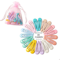 10/20/30/40 New Women Girls Cute Colorful Waterdrop Shape Hairpins Sweet Hair Clips Barrettes Slid Clip Fashion Hair Accessories