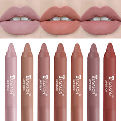 12 Colors Velvet Matte Lipsticks Pencil Waterproof Long Lasting Sexy Red Lip Stick Non-Stick Cup Makeup Lip Tint Pen Cosmetic