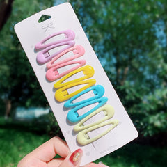 10/20/30/40 New Women Girls Cute Colorful Waterdrop Shape Hairpins Sweet Hair Clips Barrettes Slid Clip Fashion Hair Accessories