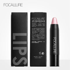 FOCALLURE 19 Colors Matte Lipstick High Gloss Crayons Long Lasting Waterproof Lip Makeup Cosmetics