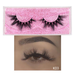 Visofree 5D Mink Eyelashes Long Lasting Mink Lashes Natural Dramatic Volume Eyelashes Extension Thick Long 3D False Eyelashes