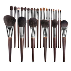 OVW Natural Goat Hair Makeup Brushes Set Professional Kit brocha maquillaje pedzle do makijazu blending smudging brush shader