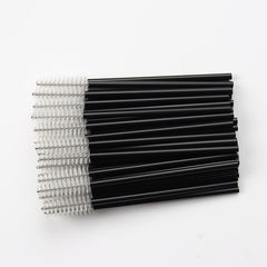 50 Pcs Disposable Crystal Eyelash brush Mascara Wands Applicator Diamond Eye Lash brushes  Eyelash Extension women Makeup tools