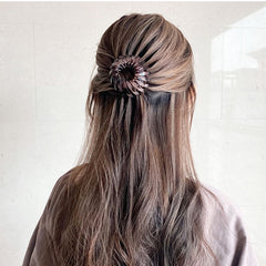 New Fashion Women Bun Hair Claw Horsetail Buckle Hair Clip Bird Nest Expanding Hair Accessories Female Ponytail Hair Accessories