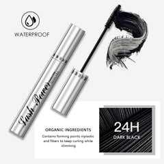 2pcs/set 4D Mascara Beauty Makeup Curling Black Lash Eyelash Extension Waterproof Liquid Volume Mascara Long-wearing Cosmetic