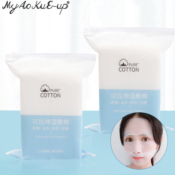 Disposable Stretchable cleansing Makeup Cotton Wipes Thin Makeup Remover Pads Ultrathin Facial Cleansing Paper Make Up Tools