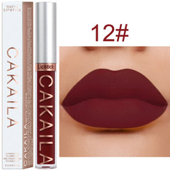 Matte Velvet Lipstick 18 Colors Lip Gloss Long Lasting Non-marking Red Sexy Waterproof liquid Lipsticks Lip Makeup Cosmetics