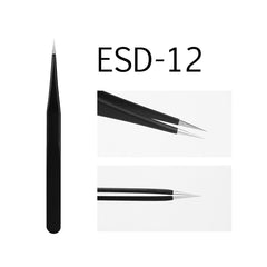 6A-SA Eyelash Extension Tweezers Volume Lashes Stainless Steel Accurate Tweezer Non-magnetic Eyelashes Tools Makeup