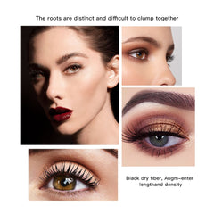 2pcs/set 4D Mascara Beauty Makeup Curling Black Lash Eyelash Extension Waterproof Liquid Volume Mascara Long-wearing Cosmetic