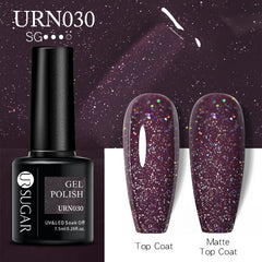 UR Sugar 7.5ML Gel Polish Manicure For Nails Christmas Semi Permanent Vernis Top Coat Soak Off UV LED Gel Color Glitter Varnish