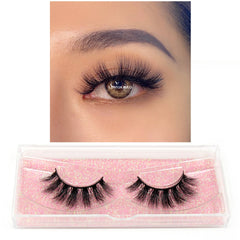 LEHUAMAO Makeup Mink eyelashes Soft fake lashes makeup kit Mink Lashes extension mink eyelashes Handmade Reusable Eyelashes