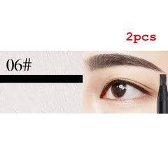 White Eyebrow Pencil Cosmetic pen Brush for eyeshadow Natural Long-Lasting Tattoo Tint waterproof eye brow makeup set beauty