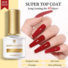 BORN PRETTY 7ML Jelly Nude Gel Polish Translucent Pink Milky White Nail Gel Manicure UV LED Semi Permanent Soak Off Nail Polish