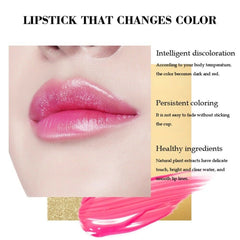 1 Pcs Aloe Vera Magic Lip Balm Temperature Color Change Nutritious Natural Moisture Lipstick Safe Ingredients Care Makeup Lips