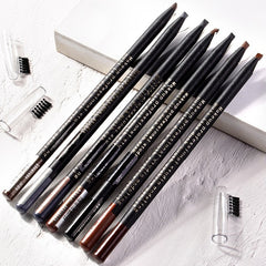 White Eyebrow Pencil Cosmetic pen Brush for eyeshadow Natural Long-Lasting Tattoo Tint waterproof eye brow makeup set beauty