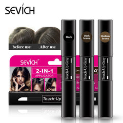 Sevich Black Hair Dye 2 in 1 Applicator hair color brush Instant White Grey Hair Cover Up One-off Hair Color Cream Beauty Makeup