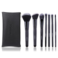 ZOREYA 7/15pcs Black Makeup Brushes Set Eye Shadow Powder Foundation Concealer Cosmetic Brush Makeup Blending Beauty Tools