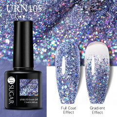 UR Sugar 7.5ML Gel Polish Manicure For Nails Christmas Semi Permanent Vernis Top Coat Soak Off UV LED Gel Color Glitter Varnish