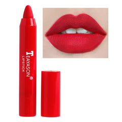 12 Colors Velvet Matte Lipsticks Pencil Waterproof Long Lasting Sexy Red Lip Stick Non-Stick Cup Makeup Lip Tint Pen Cosmetic