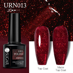 UR Sugar 7.5ML Gel Polish Manicure For Nails Christmas Semi Permanent Vernis Top Coat Soak Off UV LED Gel Color Glitter Varnish