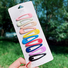 10/20/30/40 New Women Girls Cute Colorful Waterdrop Shape Hairpins Sweet Hair Clips Barrettes Slid Clip Fashion Hair Accessories