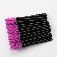 50 Pcs Disposable Crystal Eyelash brush Mascara Wands Applicator Diamond Eye Lash brushes  Eyelash Extension women Makeup tools