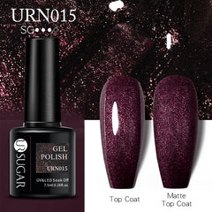 UR Sugar 7.5ML Gel Polish Manicure For Nails Christmas Semi Permanent Vernis Top Coat Soak Off UV LED Gel Color Glitter Varnish