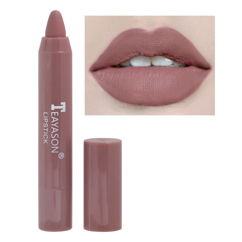 12 Colors Velvet Matte Lipsticks Pencil Waterproof Long Lasting Sexy Red Lip Stick Non-Stick Cup Makeup Lip Tint Pen Cosmetic