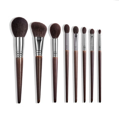 OVW Natural Goat Hair Makeup Brushes Set Professional Kit brocha maquillaje pedzle do makijazu blending smudging brush shader