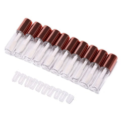 10pcs/lot DIY Lip Balm Tube Container With Cap Empty Lipstick Bottle Lipgloss Tube Cosmetic Sample Container