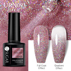 UR Sugar 7.5ML Gel Polish Manicure For Nails Christmas Semi Permanent Vernis Top Coat Soak Off UV LED Gel Color Glitter Varnish