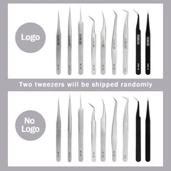 6A-SA Eyelash Extension Tweezers Volume Lashes Stainless Steel Accurate Tweezer Non-magnetic Eyelashes Tools Makeup