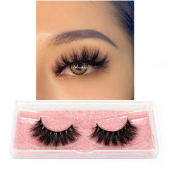 LEHUAMAO Makeup Mink eyelashes Soft fake lashes makeup kit Mink Lashes extension mink eyelashes Handmade Reusable Eyelashes