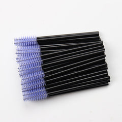 50 Pcs Disposable Crystal Eyelash brush Mascara Wands Applicator Diamond Eye Lash brushes  Eyelash Extension women Makeup tools