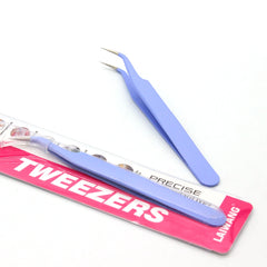 Colored Anti-Static Tweezers For Eyelash Extension Eyebrow Stainless Steel Set Beauty Precision Tweezers Makeup Kit Repair Tools